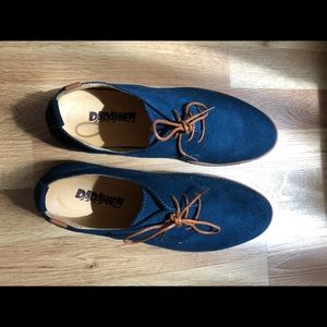 DaDaWen Men's Suede Leather Oxford Dress Shoes